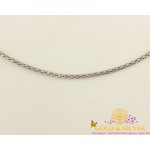 Серебряная цепь унисекс снейк 800509с , Gold & Silver Gold & Silver, Украина